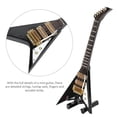 thumbnail image 5 of Electric Guitar Model Black Mini Musical Instruments Collection Gift Ornaments 14cm, 5 of 5