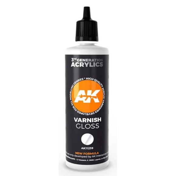 Vernis Acrylique Brillant Bouteille 100 ml