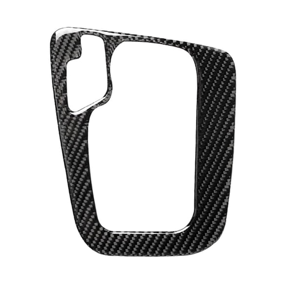 Carbon Fiber Switchboard Gear Cover Cladding Sticker for E46 Black