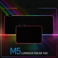 thumbnail image 1 of Langgg Colorful Light Mouse Pad Computer Laptop PC Non-slip Rubber Mice Mat Gaming Playing Accessories, 1 of 5