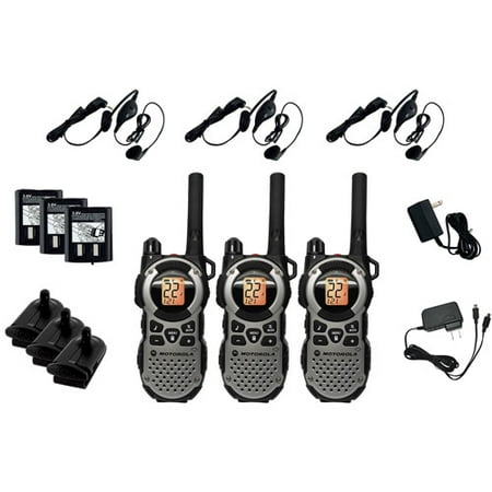 Motorola MT352TPR - 35 Mile Range Talkabout 2-Way Radios, 3-PACK