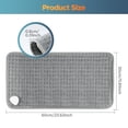 thumbnail image 5 of Heating Pad for Back Pain Relief , Moist Dry Heat Options, Electric Heating Pads, 10 Heat Settings, Machine Washable, Auto-Off, Gifts for Women, Mom, Men（grey）, 5 of 5