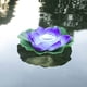 thumbnail image 3 of Lámpara flotante para piscina, luces solares de loto, impermeable, LED, linterna de jardín de flores, lámpara solar, flor de loto, lámpara flotante solar para jardín al aire libre, linterna púrpura, 3 of 5
