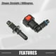 thumbnail image 5 of Conector de liberación rápida de manguera de línea de combustible para automóvil Unique Bargains 1 Set 90 Grados 5/16" 7.89mm SAE a 5/16" 8mm, 5 of 6