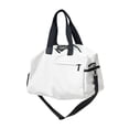 thumbnail image 3 of Lipstore Sac de Sport Polyvalent Léger Sac de Nuit pour Randonnée Natation Entraînement Physique Blanc, 3 of 8