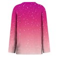 thumbnail image 5 of MEICHEN Womens Long Sleeve Shirts Causal Cute Sparkly Print Crewneck Shirts Petite Spring Fahsion Blouse, 5 of 5