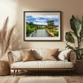 thumbnail image 3 of Railroad over Soquel Creek - Capitola California Photography Black Framed Wall Art Print 16 x 24 inches, 3 of 4