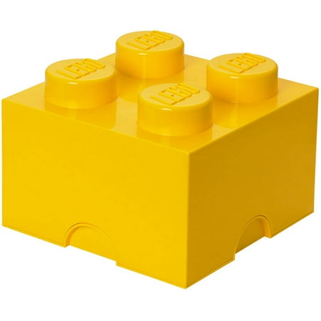 LEGO 4 Brick Storage Case - Yellow
