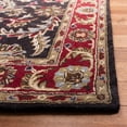 thumbnail image 3 of Safavieh Heritage Stuart Oriental Wool Runner Rug, Chocolate/Red, 2'3" x 8', 3 of 11
