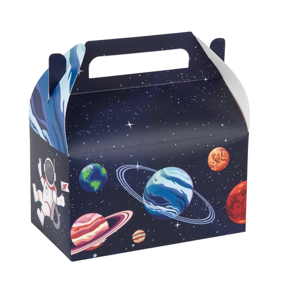 Astronaut Paper Treat Box Party Décor 6.25x3.75x3.5 Inches 20 Pack