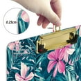 thumbnail image 4 of Acrylic Writing Tablet,Pink Flower12.5"×9"Rectangular One-sided Printed Clear Acrylic Writing Tablet., 4 of 8