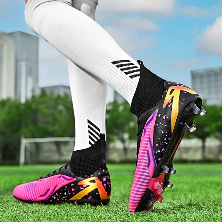 Yiomxhi Soccer Cleats for Men Younth Adult Lightweight Football