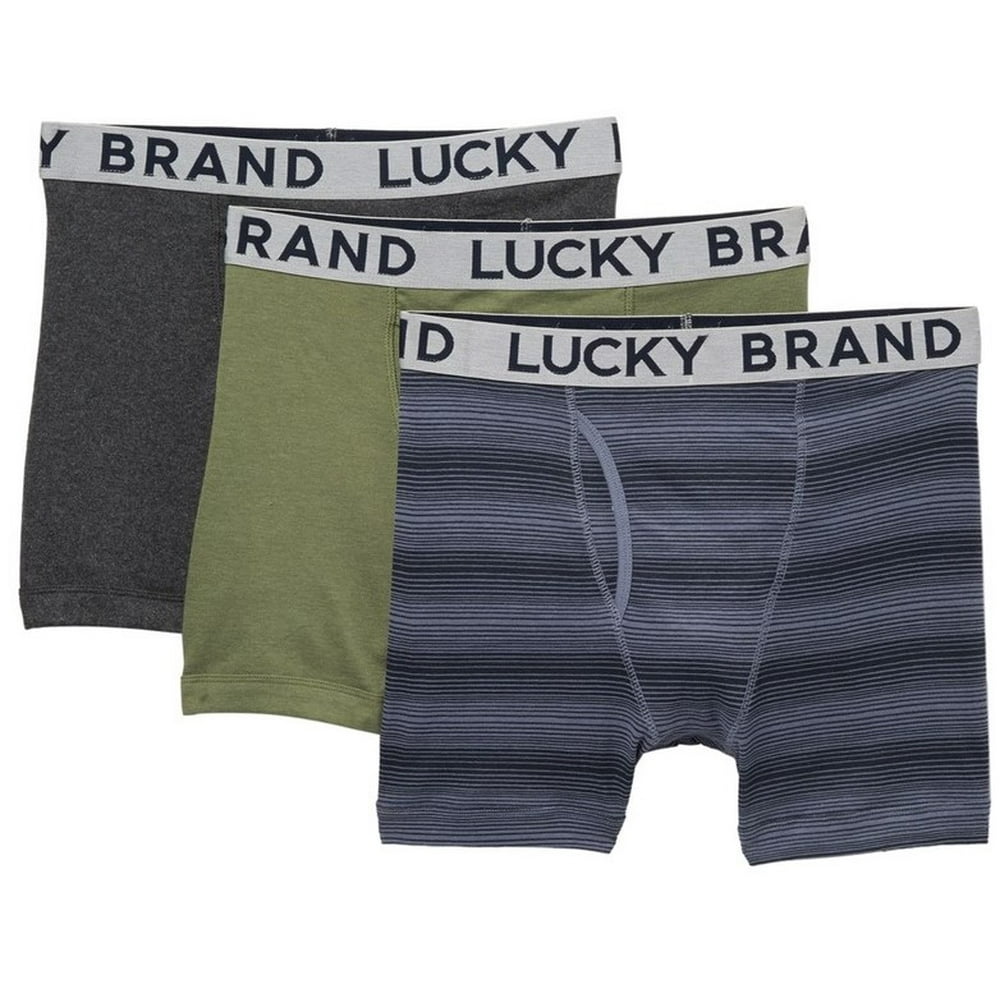 Lucky Brand LUCKY BRAND MEN 3 PACK BOXER BRIEF 193 P17 STRIP