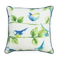 thumbnail image 5 of Greendale Home Fashions 17'' x 17'' Reversible Outdoor Throw Pillow, Set of 2, Curious Birds, 5 of 5