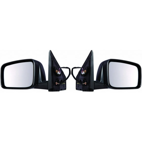 For Nissan Rogue 2008 09 10 11 12 2013 Door Mirror Driver and Passenger Side | Pair | Power | Heated | Textured | Replacement For 96302-JM200, 96301-JM200 | NI1320199, NI1321199