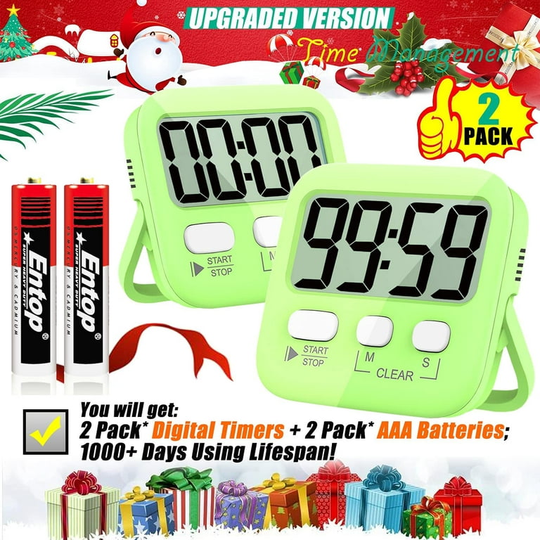 Timer, Digital Kitchen Timer For Cooking, Desk Timers For Teacher