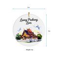 thumbnail image 5 of Luang Prabang Laos Christmas Ornament, Collection of City Travel Souvenirs for Family and Friends, Christmas Tree Ornament City Travel, Trips of The Year, Christmas Ornament 2025, 5 of 5