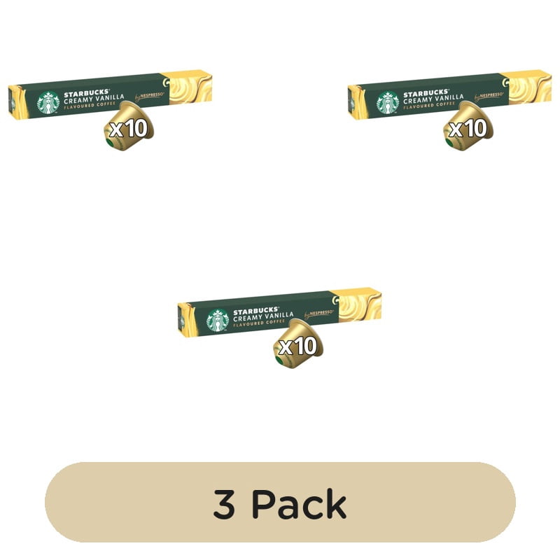 Starbucks by Nespresso Vanilla Pods, 10 pods per pack, British Import (Pack of 3)