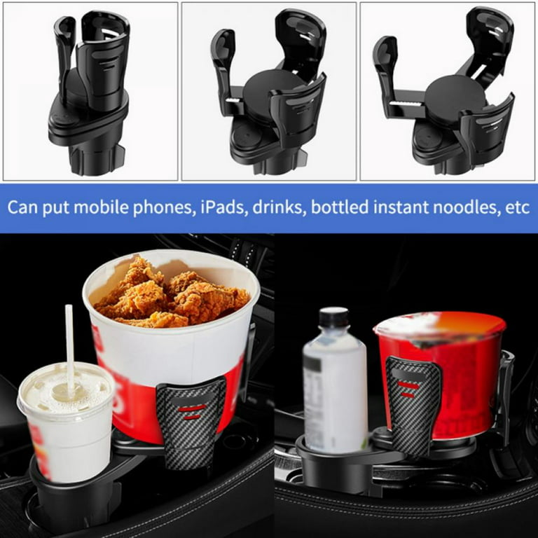 2 in 1 Car Cup Holder Expander Adapter, multifunktionaler Car Drink Holder  mit