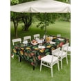 thumbnail image 3 of Outdoor Tablecloth with Umbrella Hole and Zipper, Lemons Rectangle Table Cloth 52x70 Inch Waterproof Tablecloth, Summer Botanical Watercolor Elegant Pastoral Picnic Table Cover for Patio Camping, 3 of 7