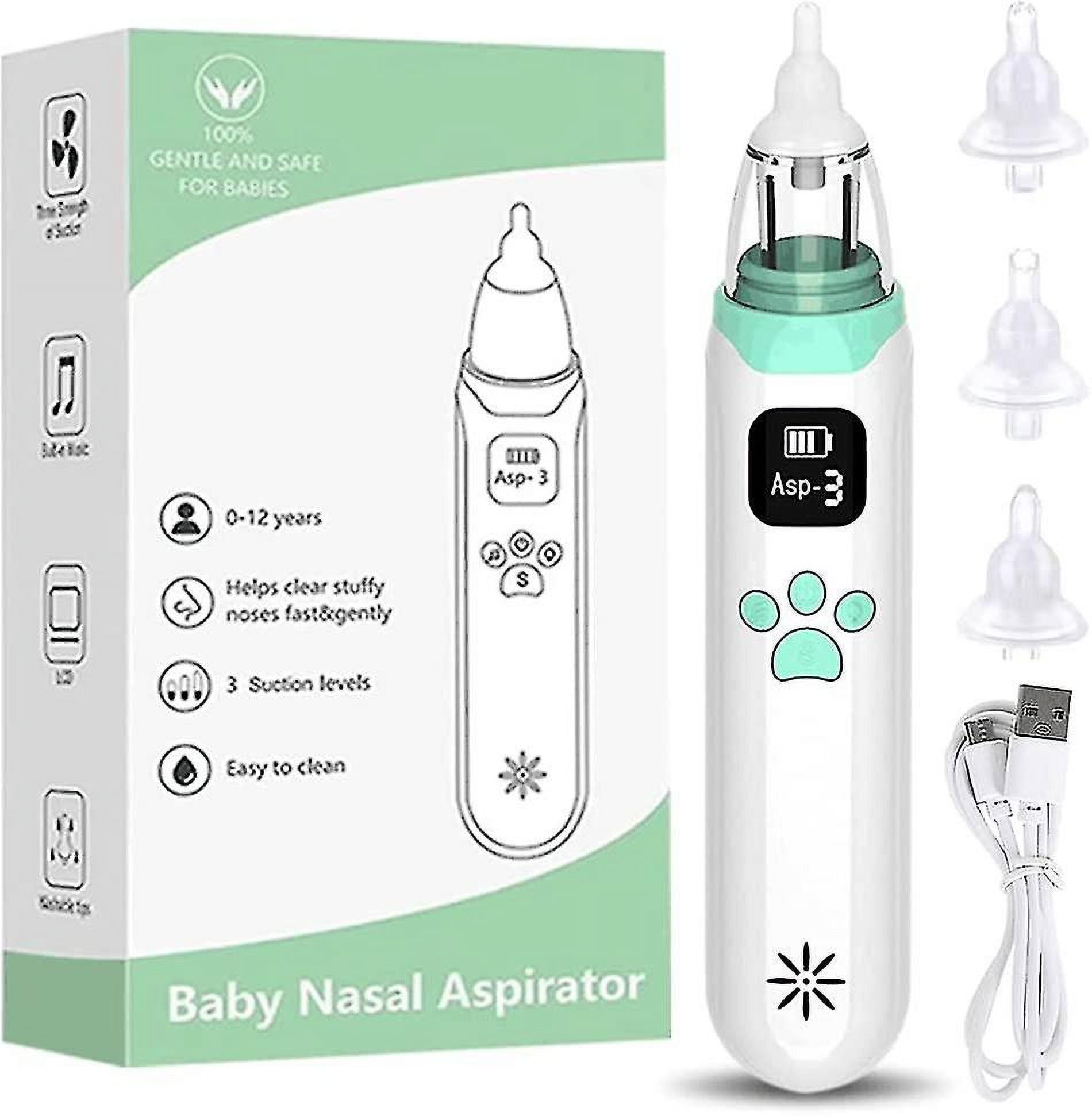 Aspirador nasal para bebé Aspirador nasal eléctrico Aspirador para bebé ...