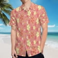 thumbnail image 5 of High Quality Hawaiian Shirts for Men Short Sleeve Aloha Beach Shirt Floral Summer Casual Button Down Shirts Blouses 45AL22, 5 of 7