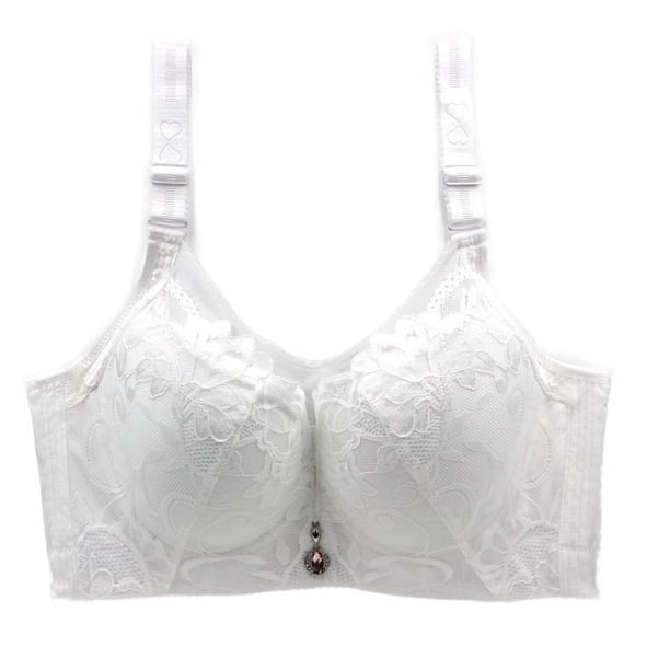 Sujetador fino de talla grande con parte superior de tubo fruncido en V profundo, ropa interior de encaje sexy ajustable y cómoda con copa DE
