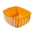 thumbnail image 2 of Cesta organizadora de utensilios de cocina, escurridor de plástico apto para alimentos, ahorra espacio, contenedor para verduras, utensilios, diseño resistente, fácil de limpiar, multiusos, cesta de d, 2 of 6