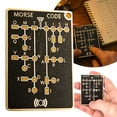 thumbnail image 1 of Morse Code Trainer Card Pro,Morse Code Gadget with Interactive LEDs & Signal Buttons for Adult Learning, Telegraph Practice & Encryption Training, 1 of 9