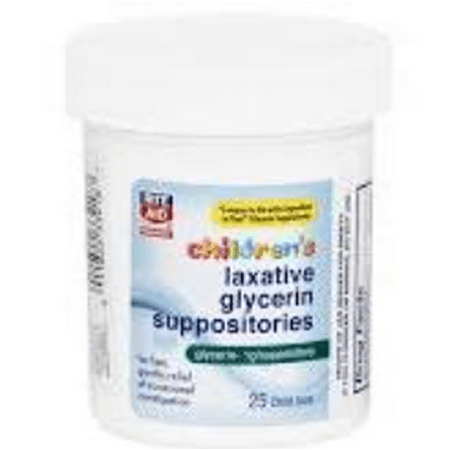 Rite AID Glycerin Suppositories Children's Laxative (25 Count)