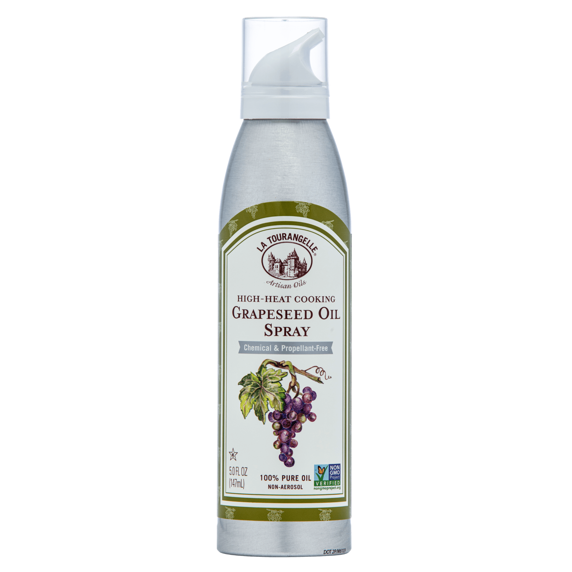 La Tourangelle, ExpellerPressed Grapeseed Oil Spray, 5 fl oz (147 ml