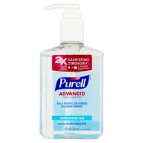 PURELL Advanced Refreshing Gel Hand Sanitizer, 8 fl oz Pack of 6