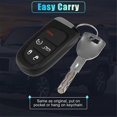 thumbnail image 4 of Car Key Fob Keyless Entry Remote GQ4-54T 433MHz ID4A Chip for Jeep Cherokee 2014-2020 5 Buttons 68141580AA 68141580AB, 4 of 5