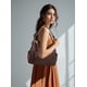 thumbnail image 2 of Bolso estilo hobo vintage de gran capacidad, bolso de hombro retro de piel sintética, bolso cruzado informal para mujer, color café, 2 of 7