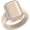 Nude and Rose Gold, variant on Emerald Silicone Ring with Metal Frame & CZ Stones for Women - Patented Design