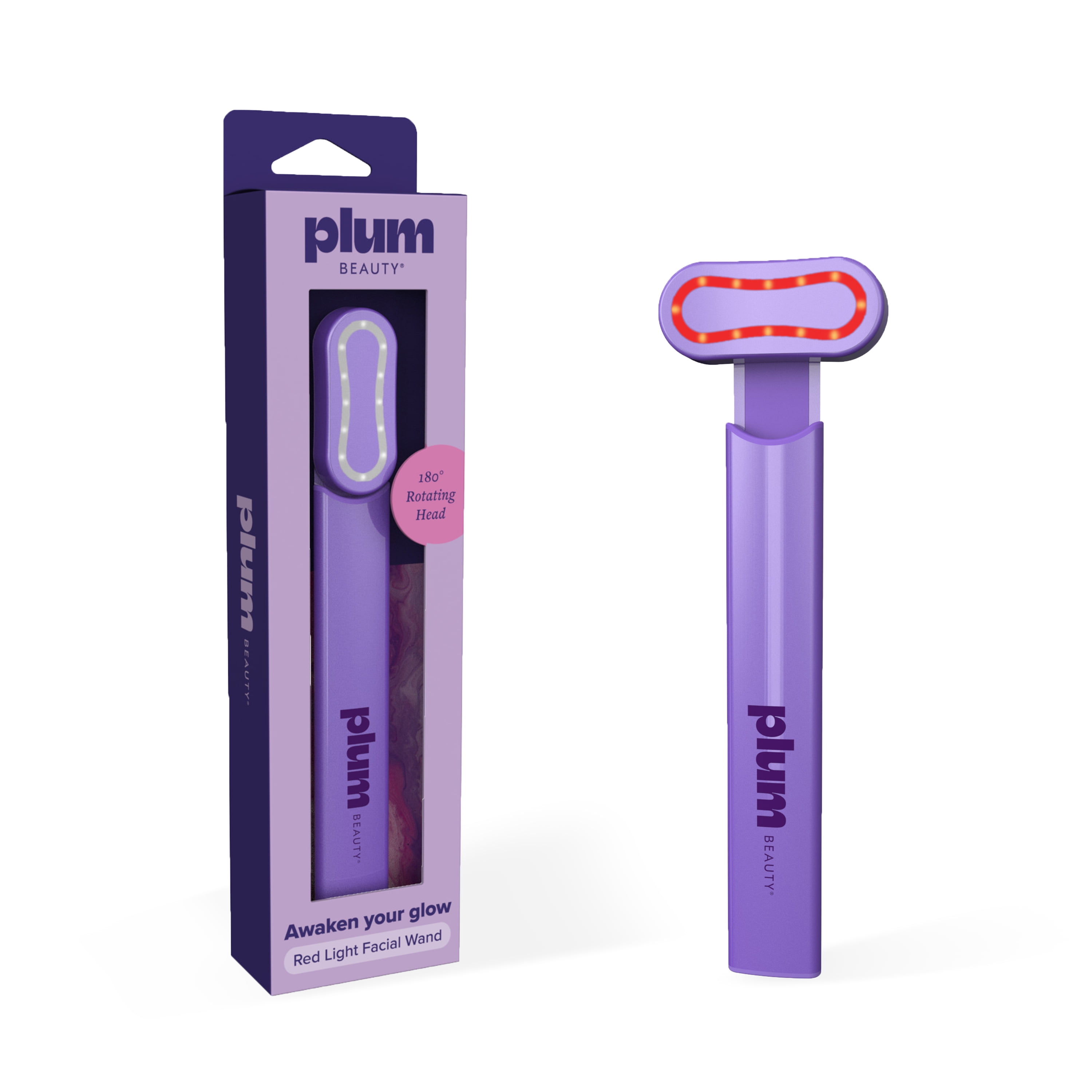 Plum Beauty Red Light Vibrating Facial Radiance Wand - Walmart.com Plum Beauty Red Light Vibrating Facial Radiance Wand - Walmart.com