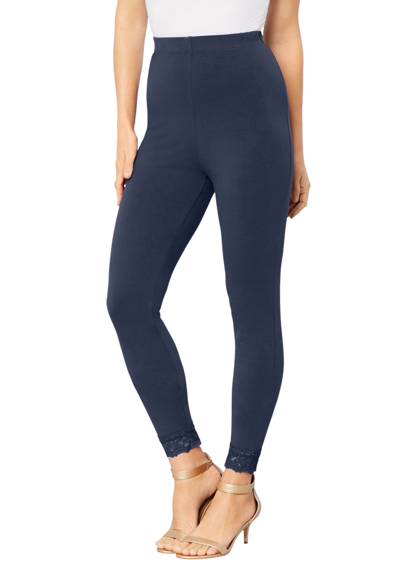 Roaman's Women's Plus Size Lace-Trim 