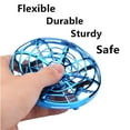 thumbnail image 5 of Mini Drones for Kids & Adults, RC UFO Helicopter with LED Lights, Hand Operated Easy Indoor Outdoor Small Orb Flying Ball Drone Toys Gifts for Beginners, Boys & Girls(Blue), 5 of 9