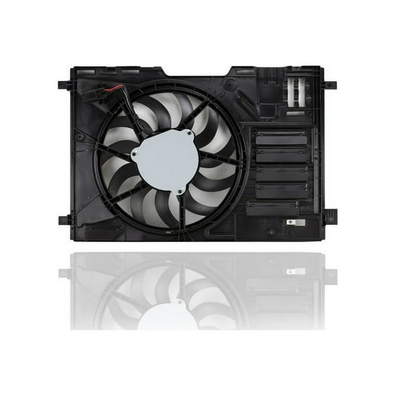 Dual Radiator and Condenser Fan Assembly - Cooling Direct Compatible/Replacement for '19-22 Ford Transit Connect 2.0 Liter, With Brushless Motor - KV6Z8C607B