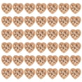 thumbnail image 2 of 1 Set 30 Pcs Fashionable Shirt Buttons Preppy Style Metal Heart-shaped Buttons (Golden), 2 of 9