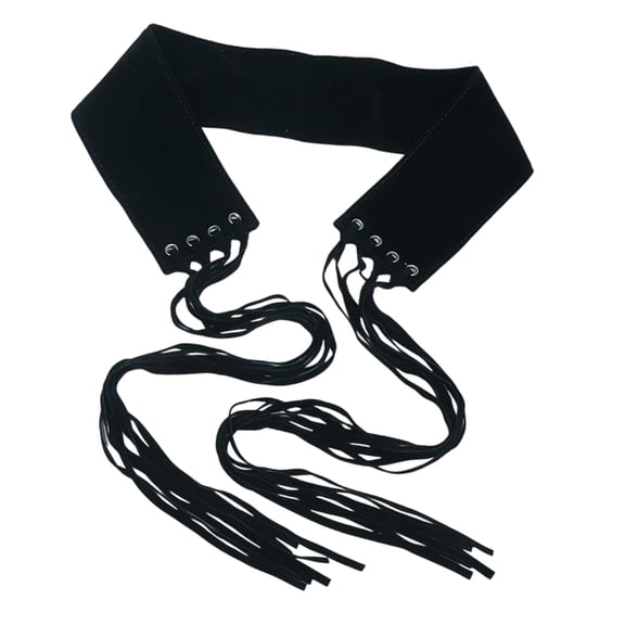 lanema Modern Tassels Waist Belt Soft PU Adjustable Waist Strap Fashion Waist Accessory