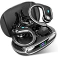 thumbnail image 1 of Auriculares inalámbricos Auriculares Bluetooth con reproducción de 80 horas Negro, 1 of 7