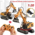 thumbnail image 4 of Excavadora de Control remoto de aleación grande RC para niños, 11 canales, vehículo de ingeniería de competición, regalo de juguete, 4 of 4