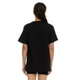 thumbnail image 3 of BILLIONHATS 6 Pack Womens Oversized Cotton T-Shirts, Crew Neck Short Sleeve Baggy Loose Tops Oversize Tees Color Black, Size Large, 3 of 5