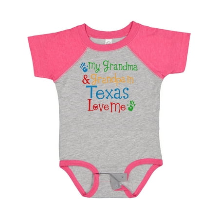 

Inktastic Texas Grandma Loves Me Gift Baby Boy or Baby Girl Bodysuit