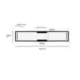 thumbnail image 2 of Millennium Lighting  Teylor LED Bathroom Vanity Lighting Fixture 24 Inch - Modern Gold, 2 of 5