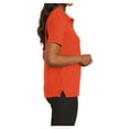 thumbnail image 3 of Yellow Rooster Women's Silk Touch Classic Female Polo Shirt Orange 4XL, 3 of 6