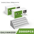 thumbnail image 3 of Kimsing 7110 22 Gauge 71 Series Galvanized Upholstery Staples, 3/8-inch Crown 3/8-inch Leg Length, Fasteners for Fine Wire Stapler (2 Boxes), 3 of 9