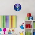 thumbnail image 5 of Slient Wall Clock for Living Room - Blue Wall Clock Battery Operated 14 Inch - Glow in the Dark Wall Clock for Kids, 5 of 6