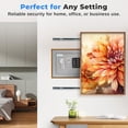 thumbnail image 3 of SereneLife Heavy Duty 9.1 x 6.7' Electronic Safe Box - Digital Touch Pad Lockbox with Code 2 Keys - Small Safe Box for Home/Office, Secure Cash, Jewelry, Firearms - Wall/Floor Mountable, 3 of 7